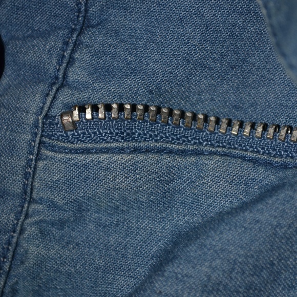 Sanctuary Blue Linen Shorts size XS - Picture 4 of 8